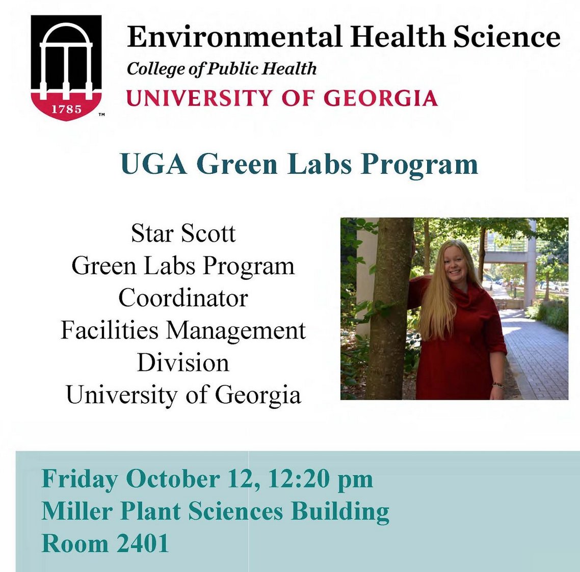 uga_ehs's tweet photo. #UGAEHS don't miss out on this exciting seminar regarding Green Labs at UGA. The program is currently looking for interns to start a lab plastics recycling program (think pipette tip boxes, etc.). https://t.co/rnPHxLW47D