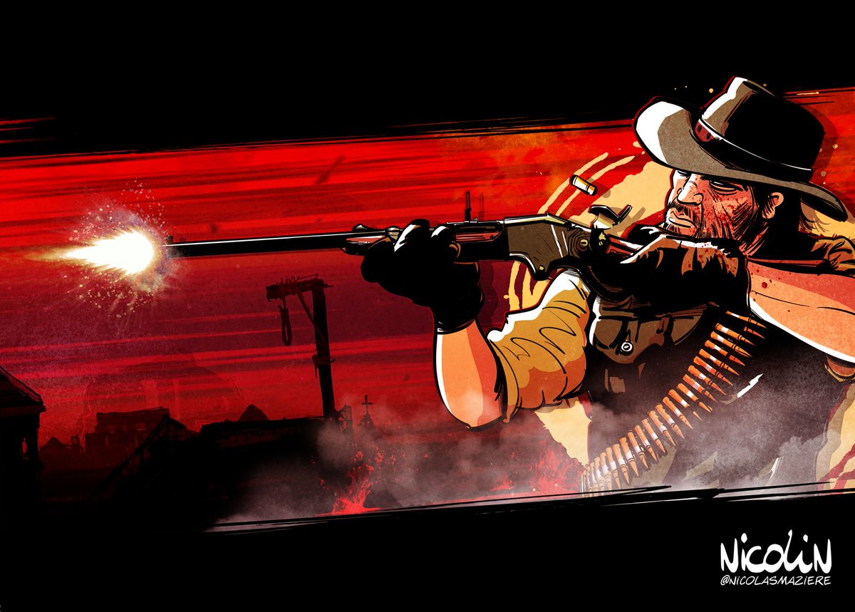 Nicolasmaziere's tweet photo. Voilà ! Vous en pensez quoi ? Merci de Partager si vous aimez :)
#RedDeadRedemption2 #RockstarGames #fanart https://t.co/uD6GZi5Qek
