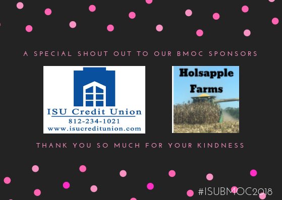 state_ZTA's tweet photo. SPONSOR SPOTLIGHT: We’d like to thank the ISU Credit Union and Holsapple Farms for donating to our very special cause! Your donations are making a huge difference! If you’d like to follow in these organization’s footsteps, use the link in our bio to donate. 💗🎗 #ISUBMOC2018 https://t.co/TKOOeUHPF4