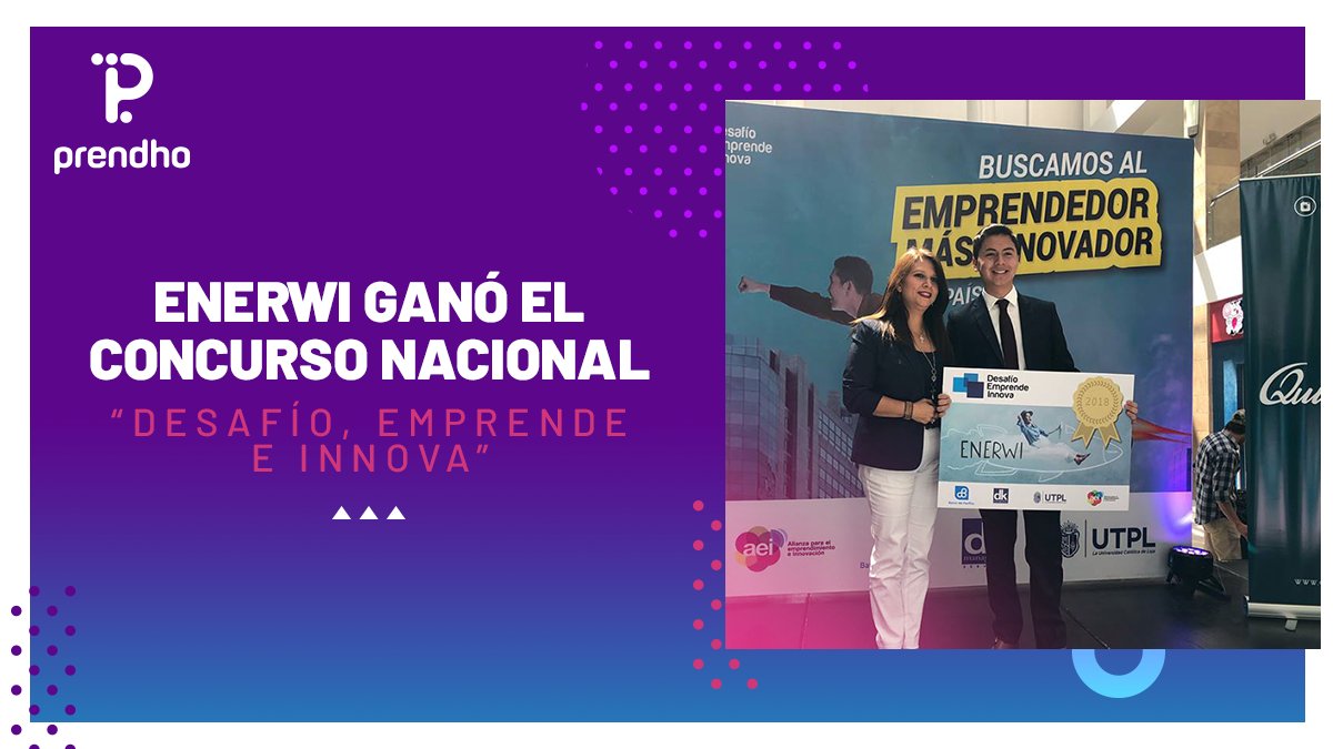 prendho's tweet photo. Orgullosos de Enerwi, quienes recibieron el reconocimiento como una de las empresas más innovadoras del país, entre más de 200 proyectos. Lee la noticia completa aquí: https://t.co/nuNdOD7zVY (Vía  @ConversacionEC) https://t.co/00nnyHroO8