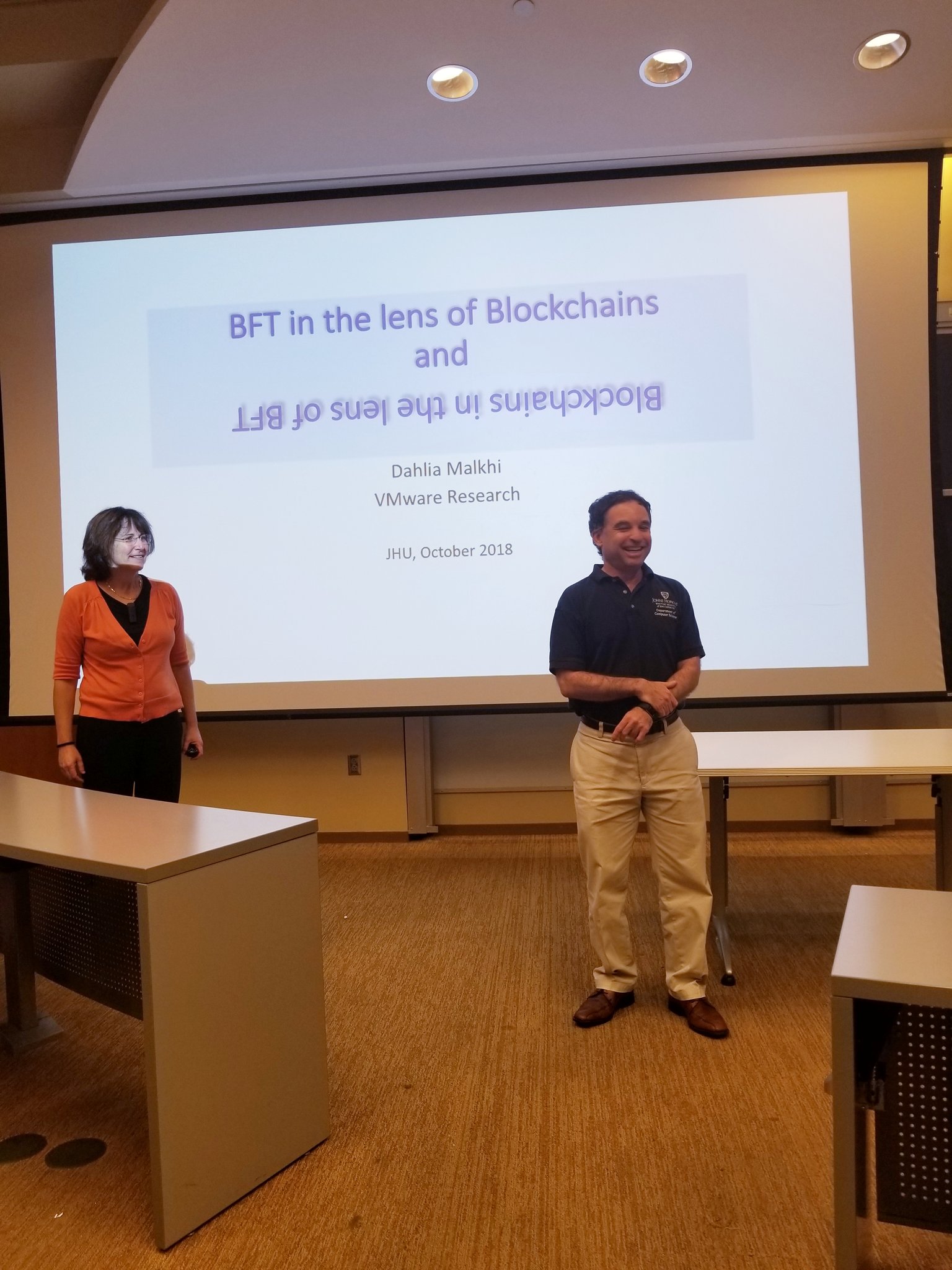 Jhu Computer Science On Twitter Happening Now Gerald M Masson