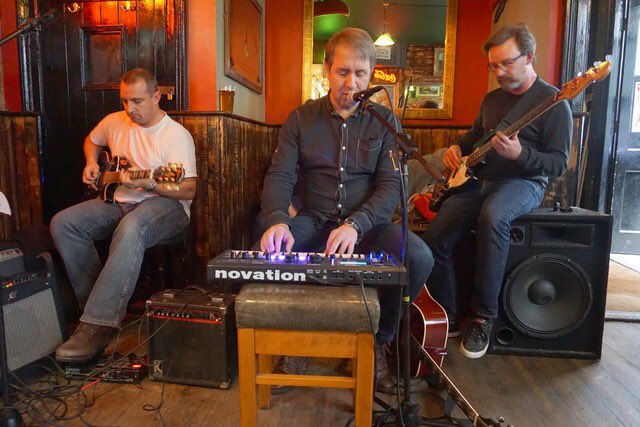 Edwin (not shown) and the Keepers at the quieter Sunday pm #klubkakofaney It was good!