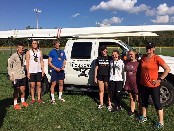 FoundryJuniors's tweet photo. Hey hey hey 👋🏻 This weekend, our team travelled to Miamisburg, OH. to compete in a full-sculling regatta and WE KILLED IT! 

MN1x 🥇
WN1x 🥇
MN2x 🥈
M2x 🥉
M1x 🥉
W2x placed 5th!

Awwww yeah!
•
•
•
#FoundryBoathouse #thisiscle #foundryjuniors #rowCLE https://t.co/IxtBf0yDD1