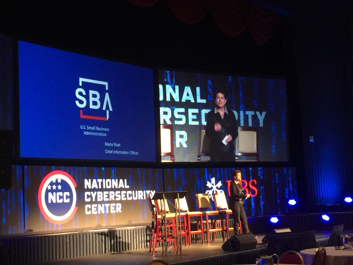 cosbdcpikespeak's tweet photo. SBA CIO Maria Roat, supporting SBDC work in the area of cyber security training. “Small Businesses with 10 or less employees are the target”. @NATLCyberCenter @SBArockymtn  @SBAgov  @ColoradoSBDC #SBDCTechsource #CyberCYA https://t.co/bJIassObbl