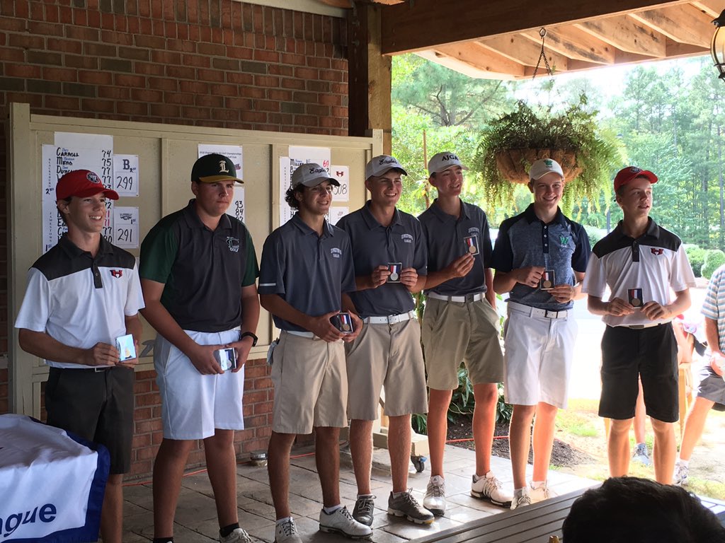 Congratulations to Hayden Miller for being a State Golf Champion!!  Score of a 69. Aiden Baron places 5th as well!!