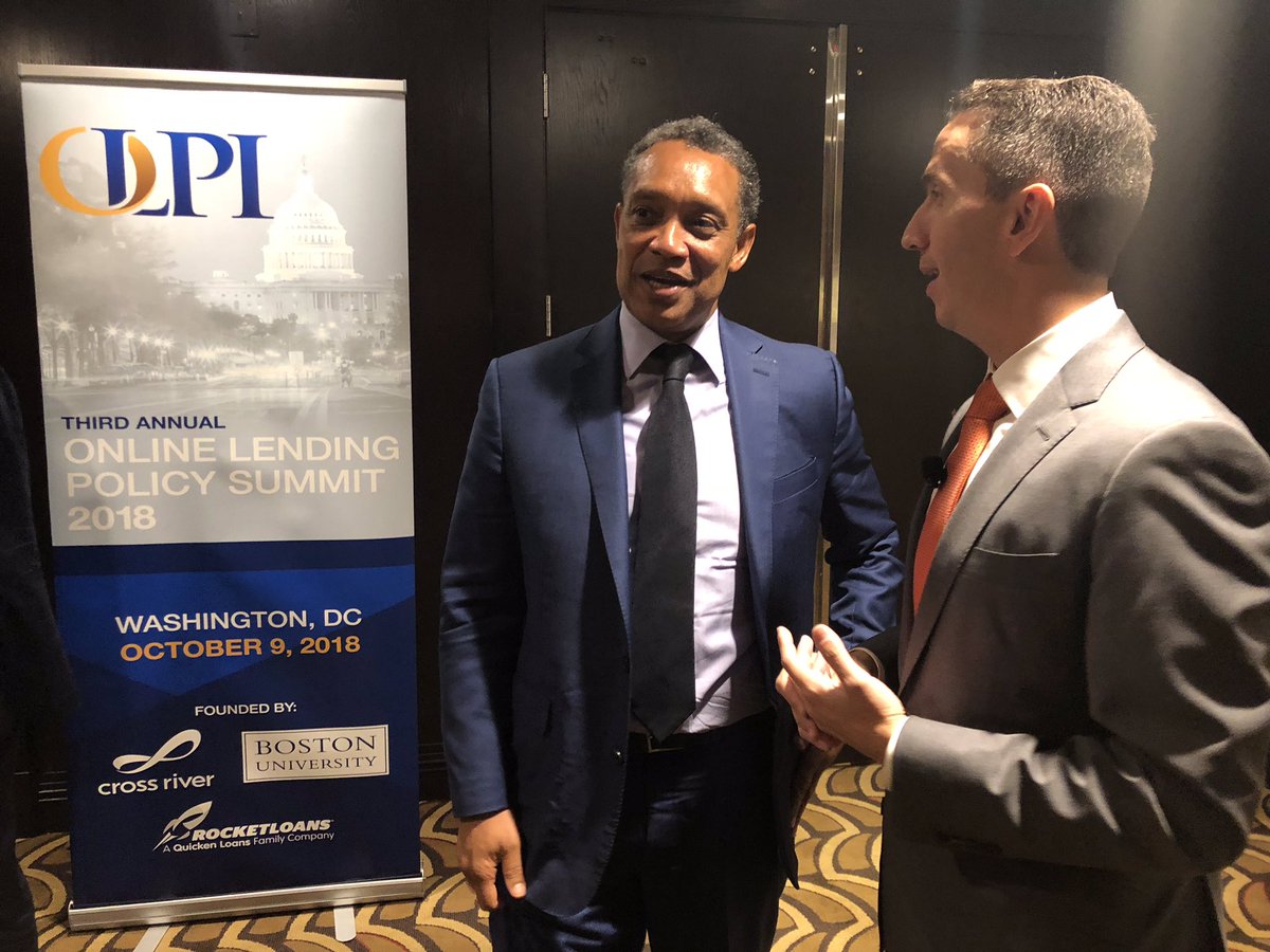 crossriverbank's tweet photo. Today’s @OLPI_Staff #PolicySummit has been a huge success. Truly proud to host such an amazing round of #fintech policy discussions and bring together expert speakers from all sides of the online lending landscape. #OLPS2018 @YPGoldfeder @EShvartsman https://t.co/fE1JNpjpei