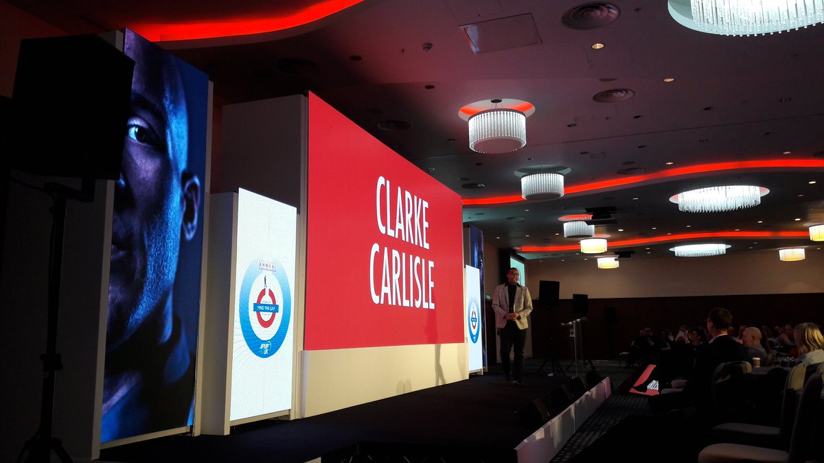 Matt_Denchfield's tweet photo. An incredibly moving and inspirational keynote to close day 1of #APMPUKCON18 from Carrie &amp; Clarke Carlisle @CCforDD &amp; @MrsCCforDD . Thank you both for sharing your stories so honestly and passionately. https://t.co/Ex9t0phjGq