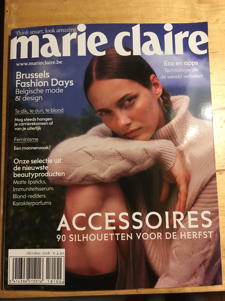 jensvantricht's tweet photo. In @MarieClaireBelg: Is feminisme anno 2018 een mannenzaak? #ovhp @emancipator_nl https://t.co/jyRe1CI7mb