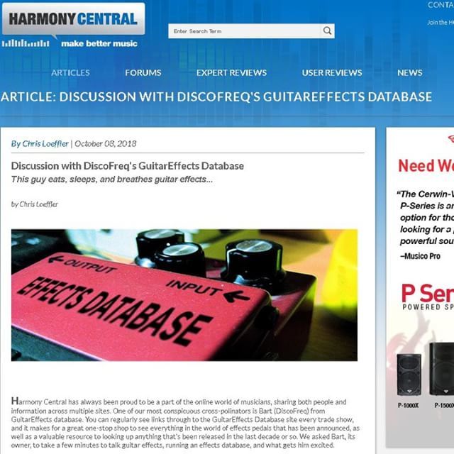 EffectsDatabase's tweet photo. There's an interview with me on @harmonycentral now: https://t.co/UK2NQqSV0o ⠀
(I just hope they'll add a link to the article soon ;-))⠀
#effectsdatabase #fxdb #harmonycentral #hcfx https://t.co/Zqen0g7uSs https://t.co/M54vyeXbNg