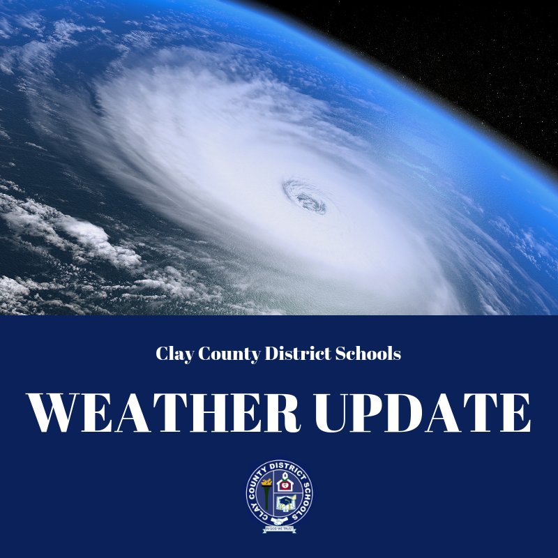 Weather Update (4:15 p.m.): CCDS and Offices will be open for business tomorrow; however, out of an abundance of caution, all after school activities will be canceled for Wednesday, October 10th, except for YMCA’s After School Program. Follow updates here: goo.gl/xo9xWH