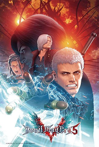 Dmcinfo Beloved Artist Toshiaki Mori Aka Shinkiro Is Lending His Artistic Talent To Devil May Cry 5 In The Form Of A Preorder Postcard For The Japanese Rakuten Site We Ll