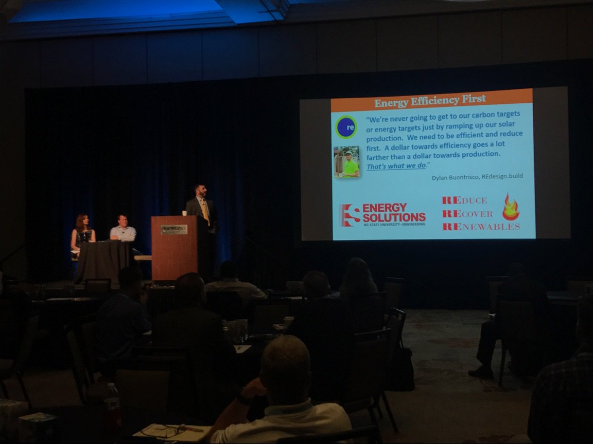 NCBuildings's tweet photo. Great job by NCBPA members and staff presenting on high performance and resilient building retrofits at the @RetrofitMag conference in Charlotte today! #thatsbuildingperformance https://t.co/w0EJS0OkqI