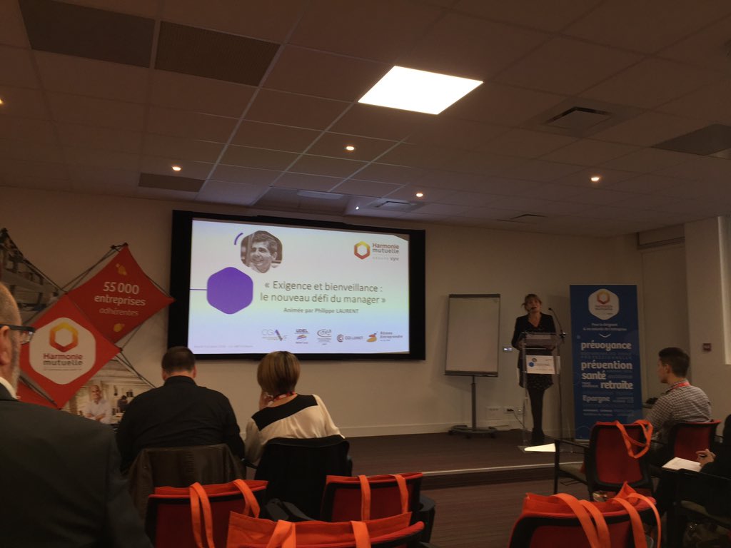 osmozec's tweet photo. Management responsable avec @harmoniemutuelle au @labo  exigence et bienveillance : le nouveau défi du manager conférencier : Philippe Laurent https://t.co/kaCF7fKNBM