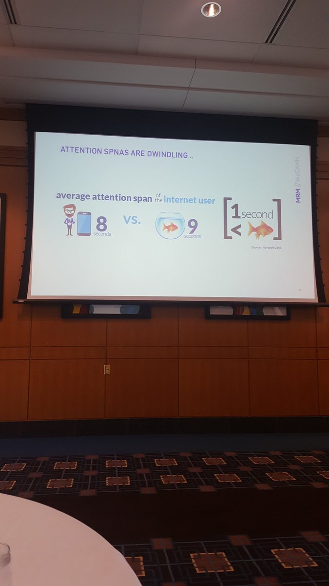 TeresaLynnComm's tweet image. Attention spans have dwindled over the years and you need to grab the attention of the new digital consumer in under 8 seconds. #amawm