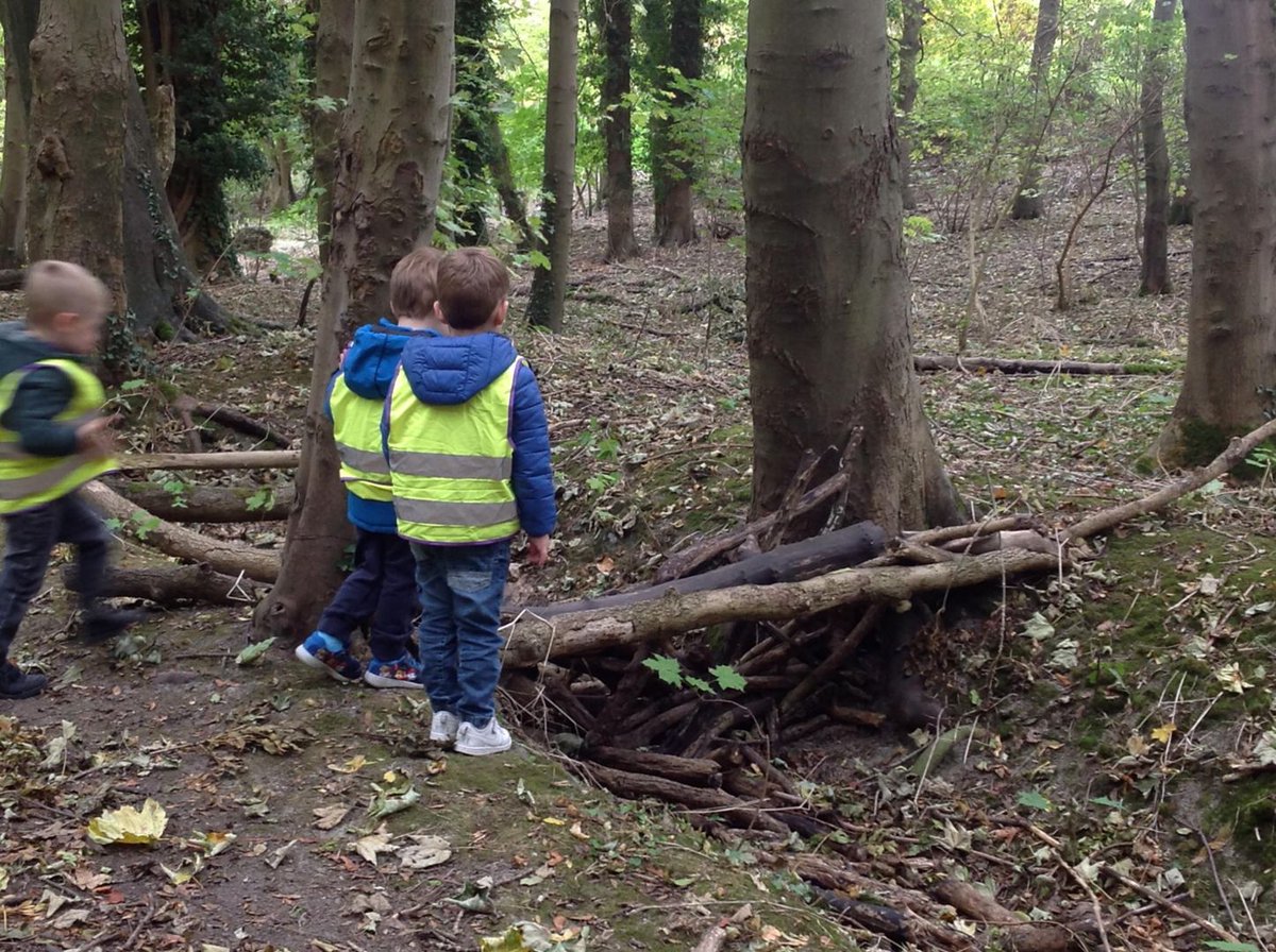 SpringNurseryH's tweet photo. Last Friday our Dragonfly group went for a walk in the woods to collect leaves for our Discovery Area and Displays. It was great to see how much the woods have changed since our last walk. #Autumn #Springgrowlearn #changingleaves #Outdoorplay ๐๐๐ https://t.co/dSaj1ObNOc