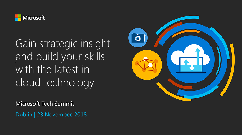 Microsoftirl's tweet photo. Microsoft Tech Summit is coming to Dublin. This free technical learning event can help you evolve your skills, deepen your expertise and grow your career.

Learn more at: https://t.co/sK4ZRHstPW

#MSTechSummit https://t.co/zXjmTEDKU8