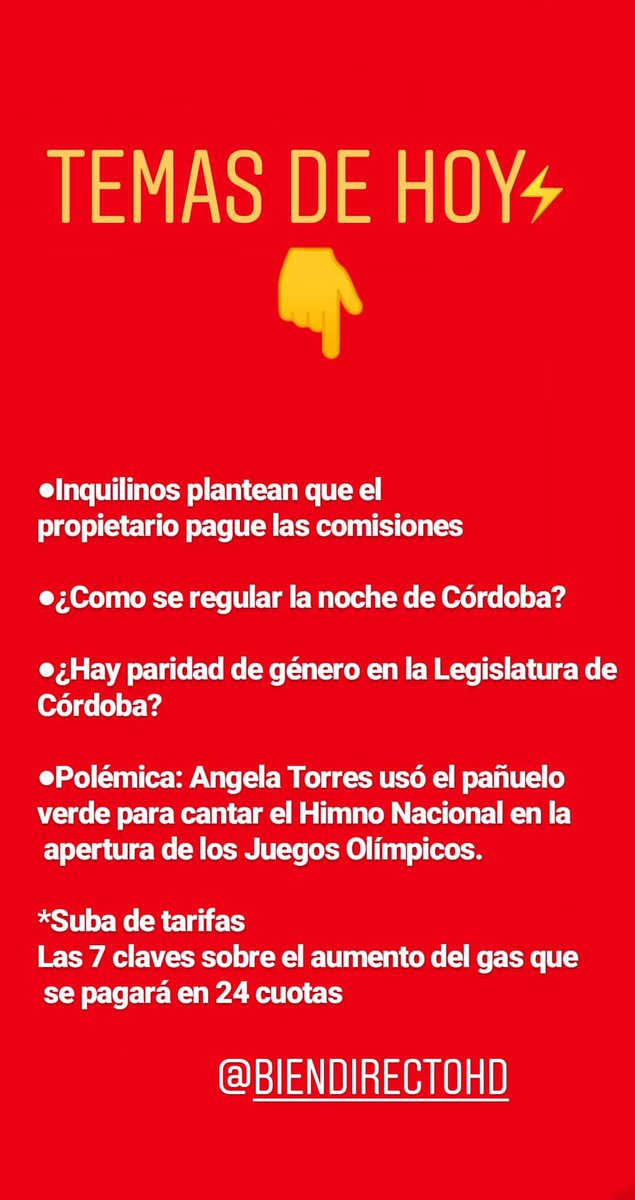 canalccordoba's tweet photo. #Ahora en la pantalla de Canal C 👉 @biendirectohd Estamos en vivo con los temas del día 👇 https://t.co/CmtrbkEpHk