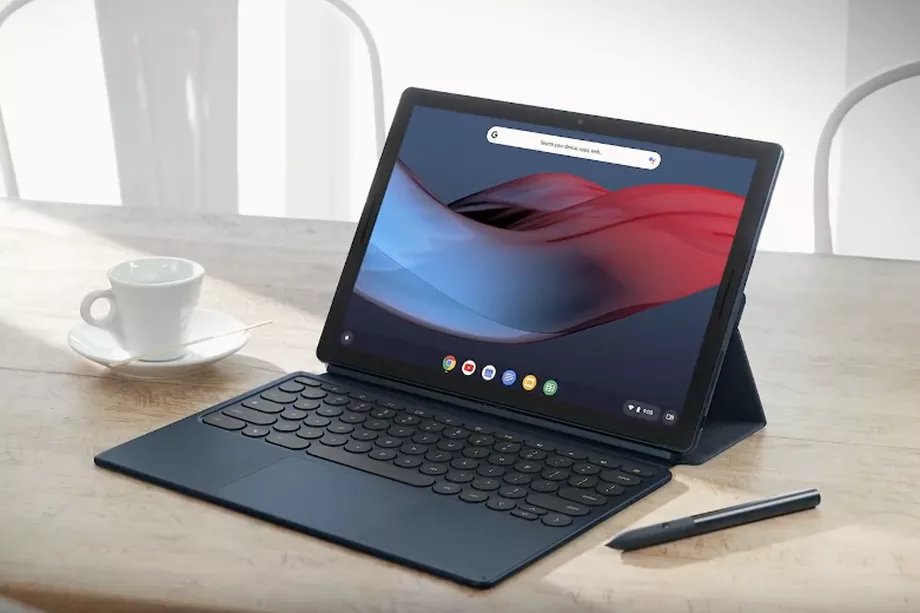 Google has its own Surface Pro lookalike, it's the Pixel tablet. $599 with a Celeron (!!) processor and $199 for the keyboard (!!) theverge.com/circuitbreaker…