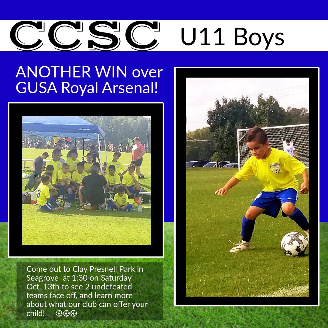 ccsc_soccer's tweet photo. Got a budding soccer star ⚽️ ⭐️ at home? Bring them out Saturday!!! #soccer #youthsoccer #ncsoccer #socceracademy #socceracademykids #clubsoccer #ncclubsoccer #soccerkids #worldclasscoaches #getkidsmoving #socceristhebestexercise !! https://t.co/jWjififXxj