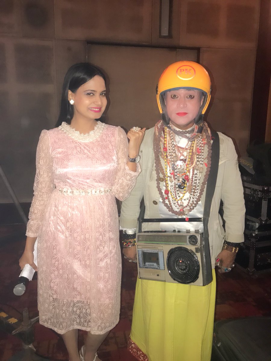 EmceeAfshan's tweet photo. So much fun meeting this mimicry artist , absolute replica of PK #pkmovie #aamirkhan #replica #chennai #posteventclick https://t.co/cNPqQ0zqWR