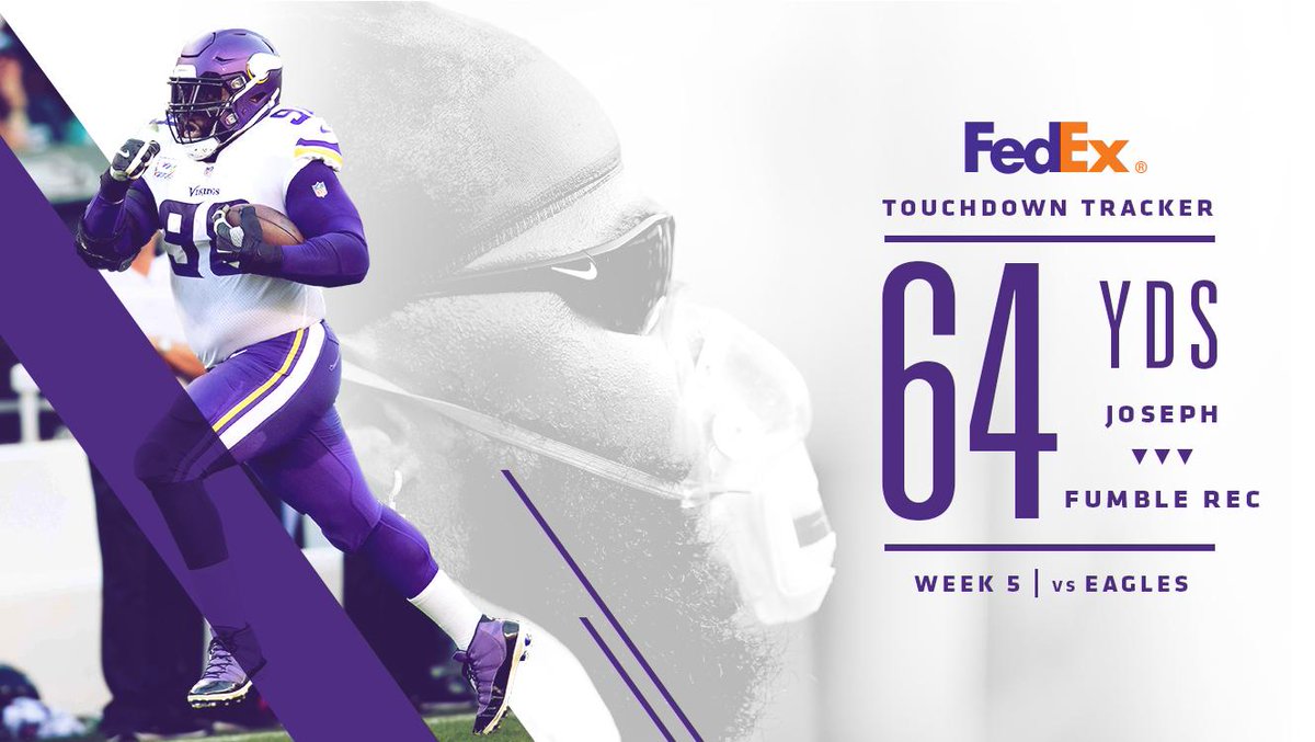 Linval Joseph can now add a touchdown to his list of NFL accomplishments.   📺: mnvkn.gs/femX0G https://t.co/DNiES7OUeQ