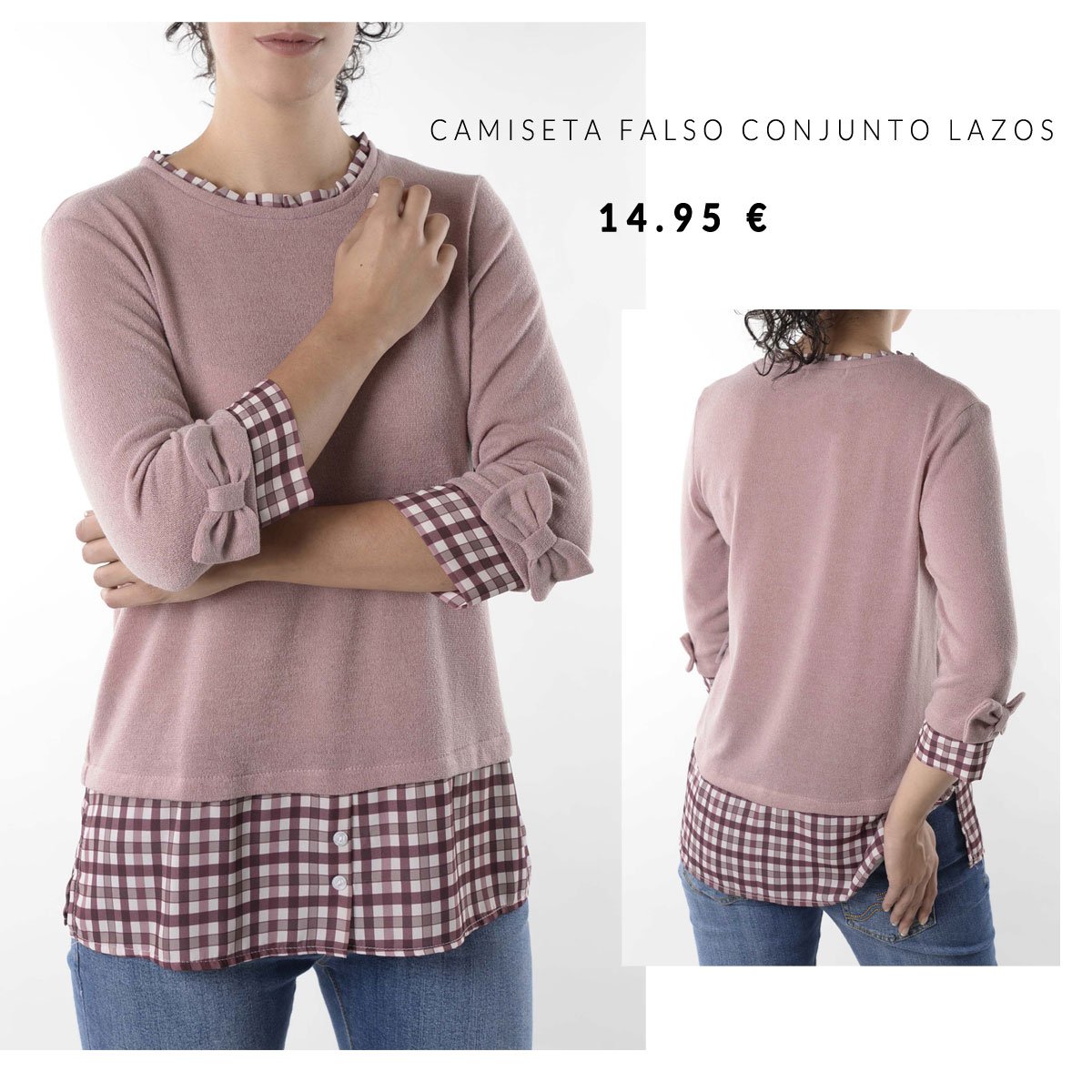 Festa_Moda's tweet image. Buenas noticias, NUEVAS UNIDADES DISPONIBLES de la camiseta falso conjunto con lazos por 19.95€. TALLAS 38 -54 👉 bit.ly/2pJnX1P
¡No te quedes sin la tuya! 
DISPONIBLE EN TIENDAS Y ONLINE
festa.es