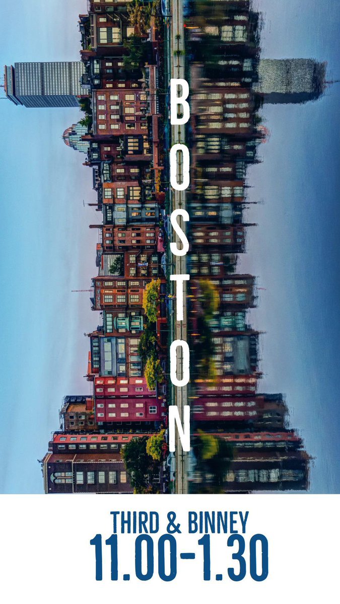 Third &amp; Binney until 1.30!