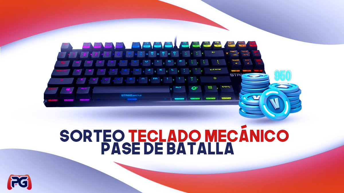 ProGamesTM's tweet photo. 💥#SORTEO DE TECLADO MECANICO + PASE DE BATALLA 6💥

▶Para participar💢

Haz RT🔁, Sigue a @ProGamesTM y a @Sietebits_com

▶Termina: 14/10/18 https://t.co/LTzLadN3KG
