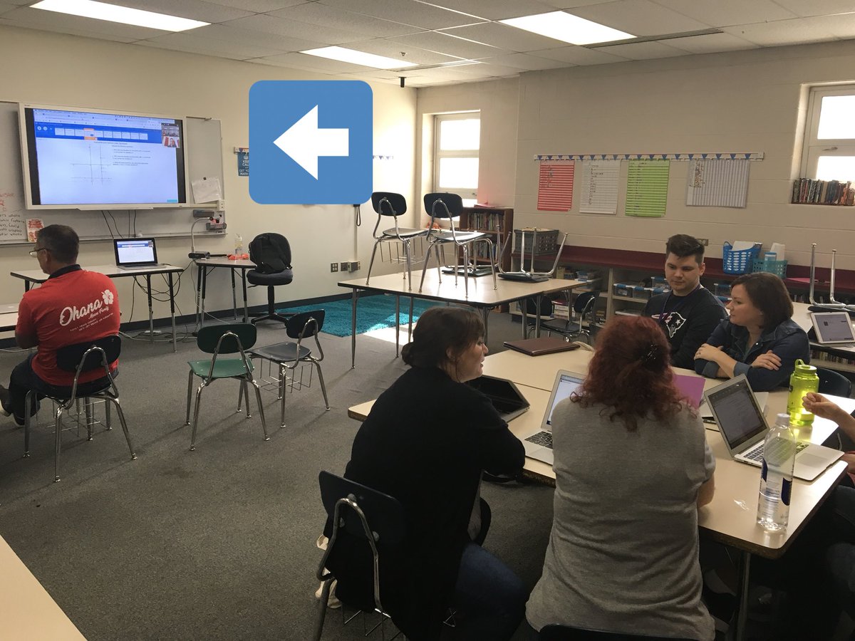 jg_jgarrett's tweet photo. Institute day learning is filled with @ddmeyer sharing @Desmos activities with our 8th grade teams! #d100inspires #d100pd https://t.co/Osjcgp7dlG