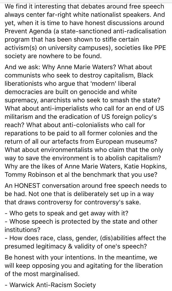 uwarsoc's tweet photo. ❤️❤️Here’s our open letter and formal statement surrounding this ‘free’ speech ‘debate’. Please share! 💙💙

(And please student journalists stop asking for further comments, we are tired) https://t.co/UHfDGJsLyn