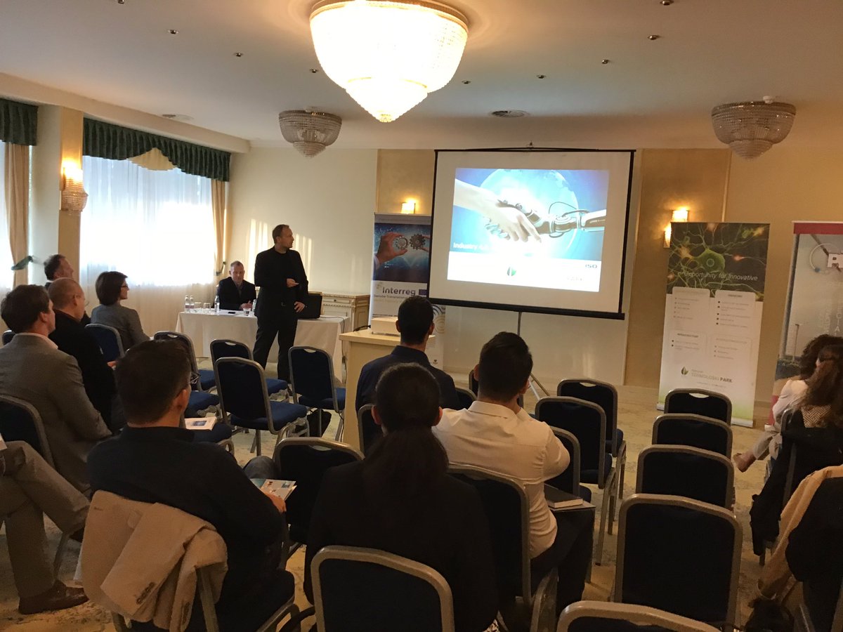 SmartFactoryHUB's tweet image. The joint Learning Demonstration Workshop of @PBNHungary and @PomurjeTP has just begun. Participacts got some information about #Industry4dot0. Now there will be  presentations about smart factory solutions in #Slovenia, #Serbia and #Hungary. 💬 @INTERREGTweets @Interreg_Danube