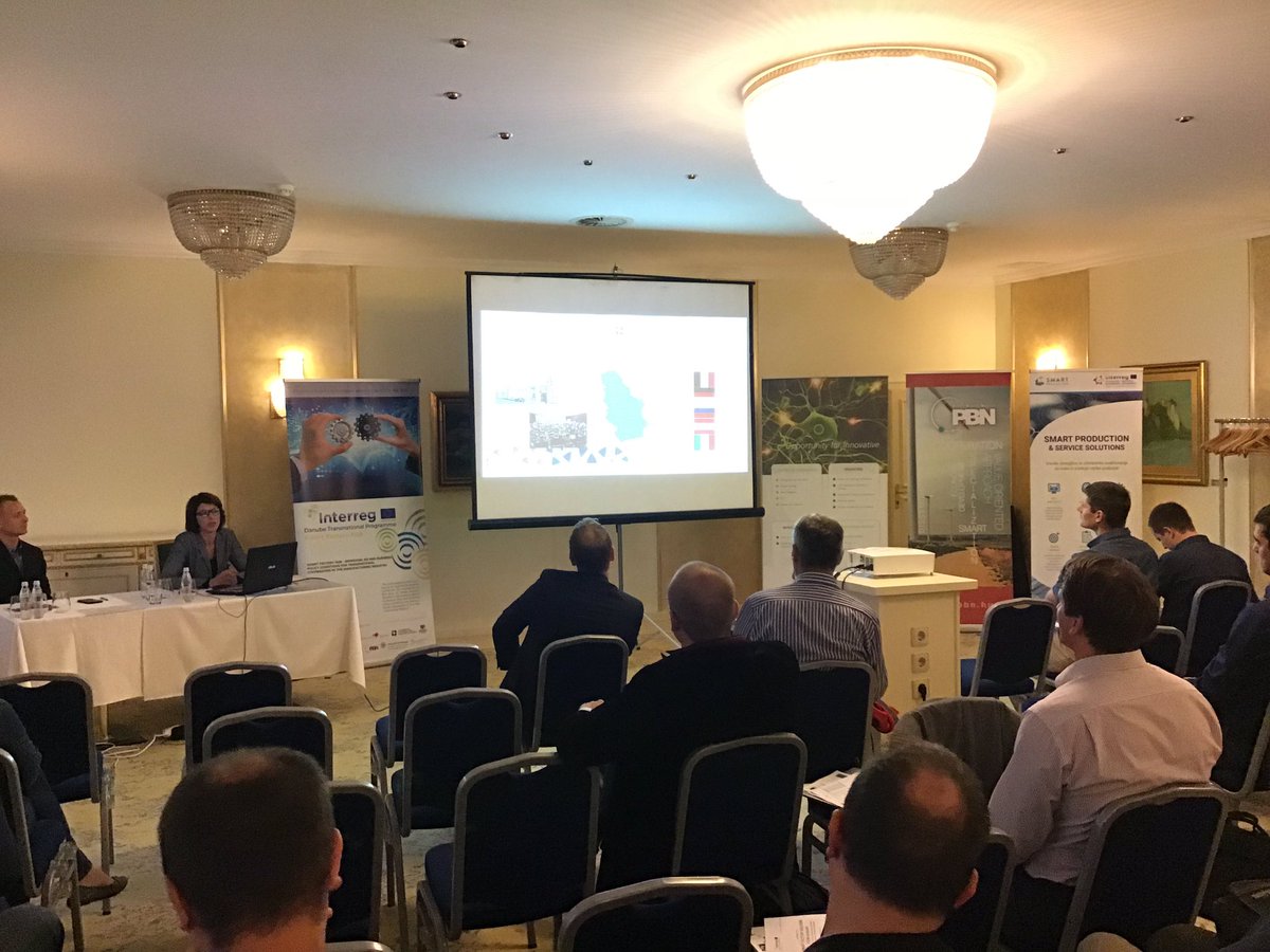 SmartFactoryHUB's tweet image. The joint Learning Demonstration Workshop of @PBNHungary and @PomurjeTP has just begun. Participacts got some information about #Industry4dot0. Now there will be  presentations about smart factory solutions in #Slovenia, #Serbia and #Hungary. 💬 @INTERREGTweets @Interreg_Danube
