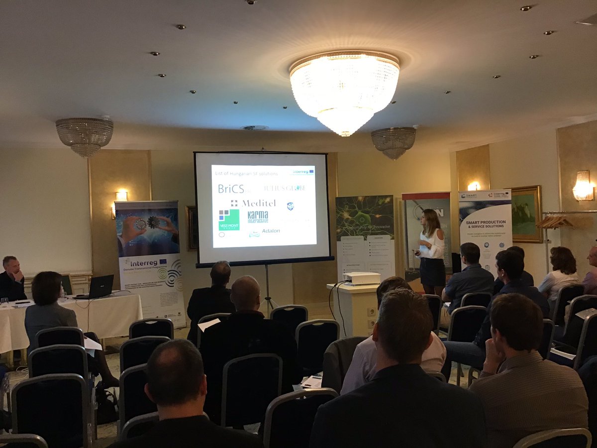 SmartFactoryHUB's tweet image. The joint Learning Demonstration Workshop of @PBNHungary and @PomurjeTP has just begun. Participacts got some information about #Industry4dot0. Now there will be  presentations about smart factory solutions in #Slovenia, #Serbia and #Hungary. 💬 @INTERREGTweets @Interreg_Danube