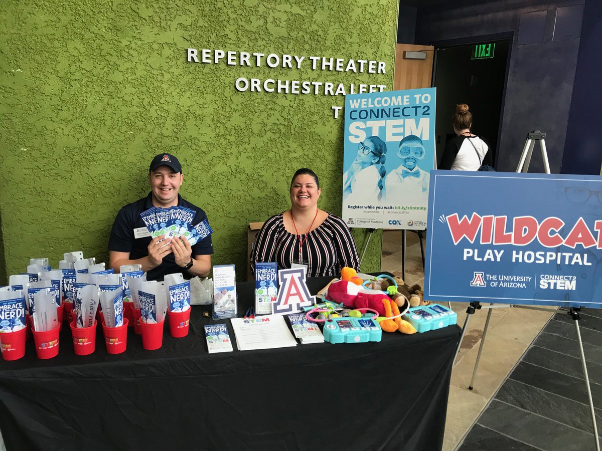 uazmedphx's tweet image. We were so happy to be at the @AZSciTechFest Kickoff Conference previewing our upcoming @Connect2STEM event. It&apos;s always a joy working with passionate community members! #AZSciTech