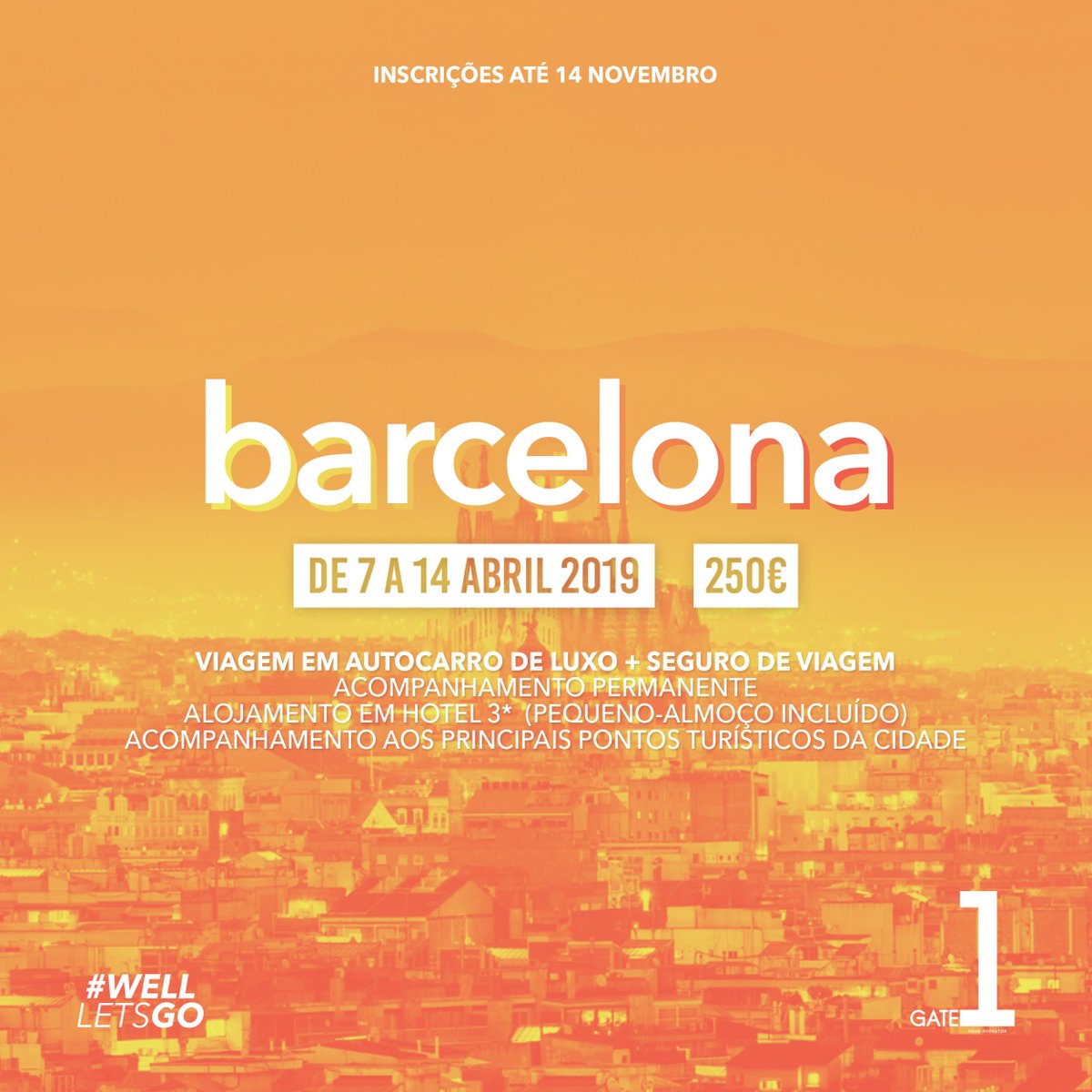 Gate1TO's tweet photo. Barcelona 😍

#Gate1 #Gate1TourOperator  #WELLLETSGO #Barcelona https://t.co/tuBZhSQT7A