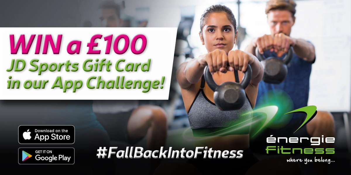 EFBorough's tweet photo. Fall back into fitness this October with our new app challenge! Log 15 gym classes by the end of the month for a chance to win one of three £100 JD Sports gift cards. Find out more at https://t.co/gm5st1Jr8m #énergieFitness #FallBackIntoFitness #whereyoubelong #borough https://t.co/R6y7kVTZ2x