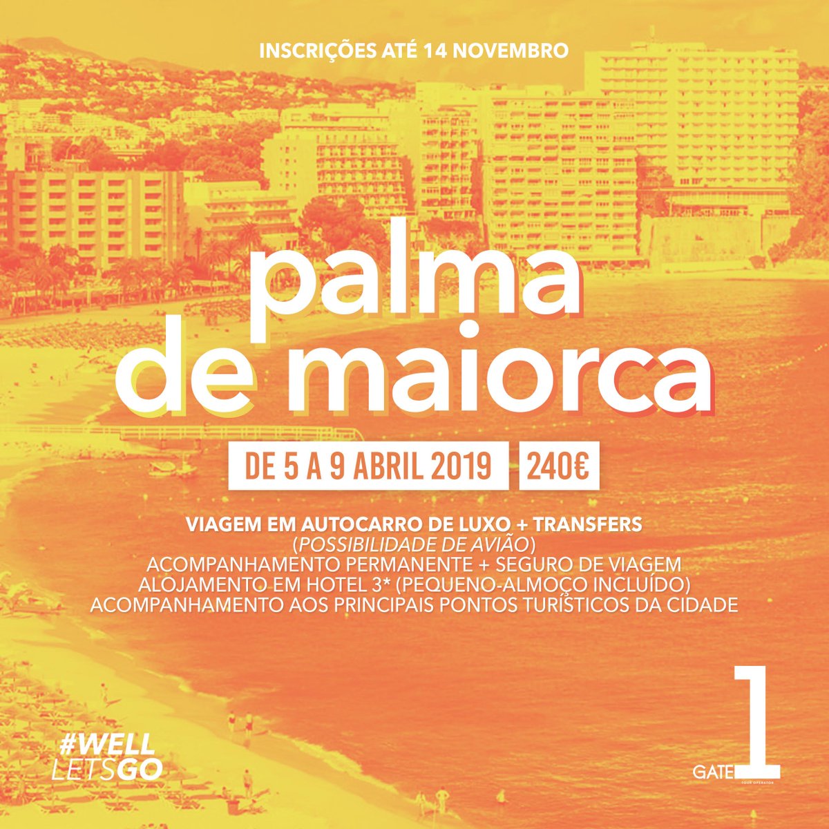 Gate1TO's tweet photo. Palma de Maiorca🏝️
#Gate1 #Gate1TourOperator #WELLLETSGO #PalmaDeMaiorca https://t.co/wy7via3nqB