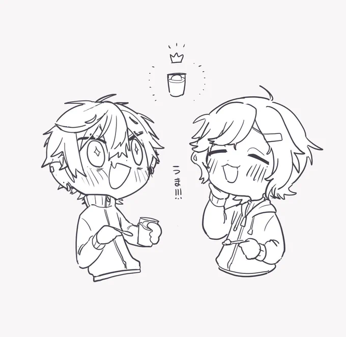 うまうまプリン🍮
#KuzuArt  #かな絵 