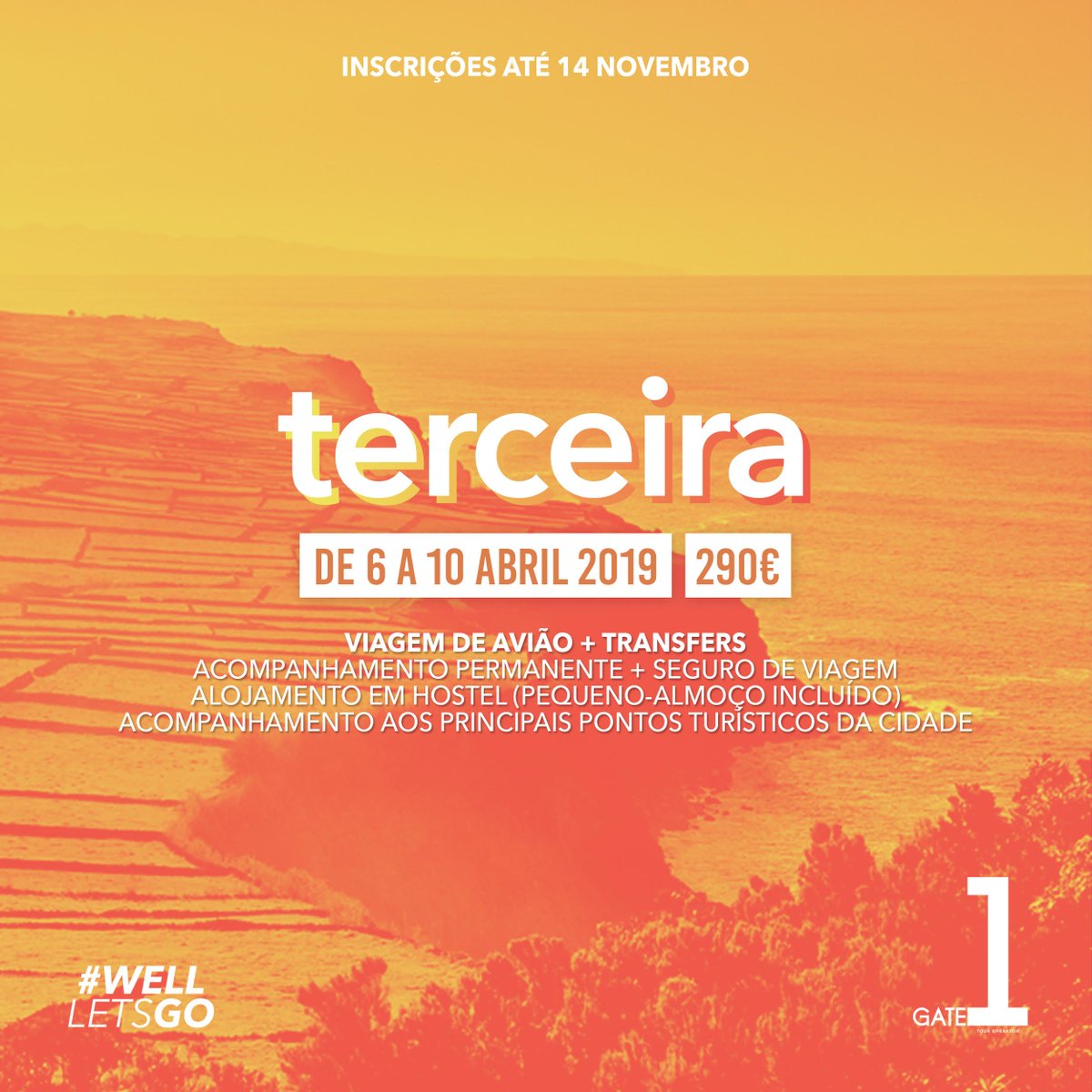 Gate1TO's tweet photo. Terceira 🏝️

#Gate1 #Gate1TourOperator  #WELLLETSGO #Terceira https://t.co/UIiXMvWiMs
