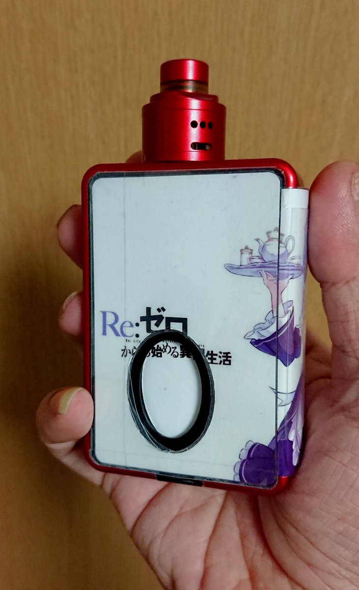 akatsuki_hm's tweet photo. OVA公開記念と気分転換も兼ねて。久々にVT痛Inbox用差し替えパネル。Re:ゼロでラムレム姉妹ロングver。ホントはEMTを作りたかったんだけどね…
#vape #vtinbox #痛MOD #痛パネル https://t.co/7yjfsPPXoX