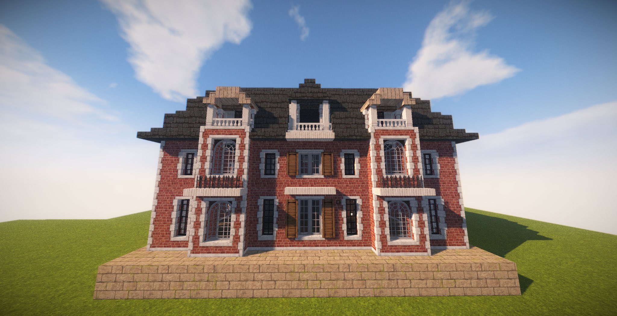 しがない建築院生 レンガ造りの洋館 住宅 内装はまだ無いそうです Cocricot Minecraft T Co Ohbrvzivlp Twitter