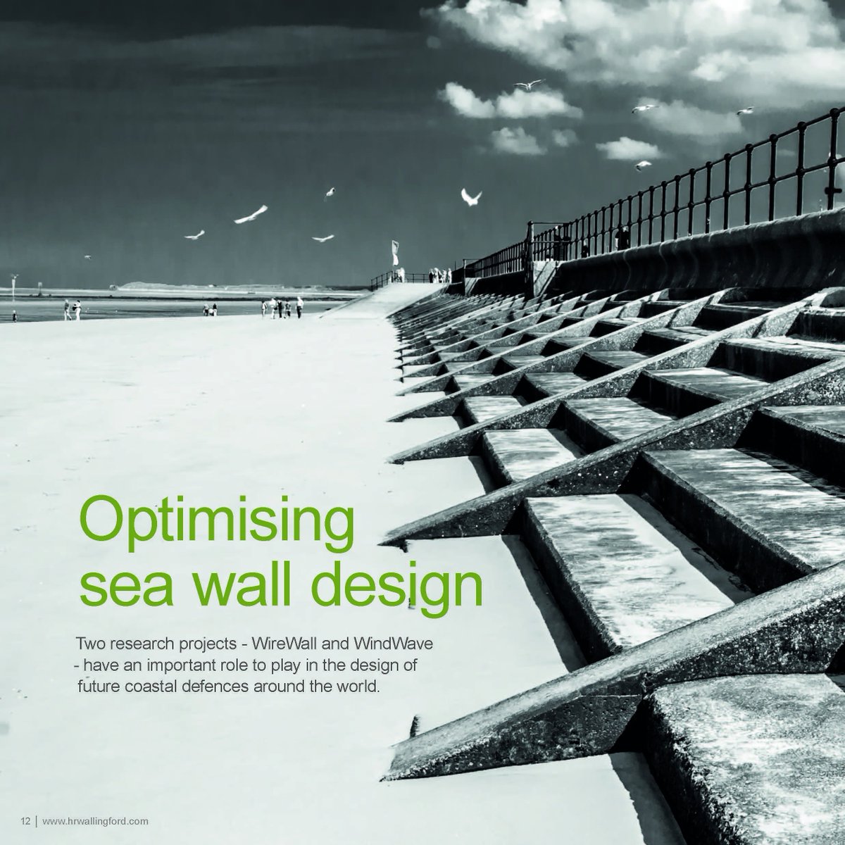 hrwallingford's tweet image. The #WireWall and #WindWave #research projects have an important role to play in the design of future #coastal #defences. Read  more in the latest issue of Edge at bit.ly/Edge07 @Wirewall_NOC
