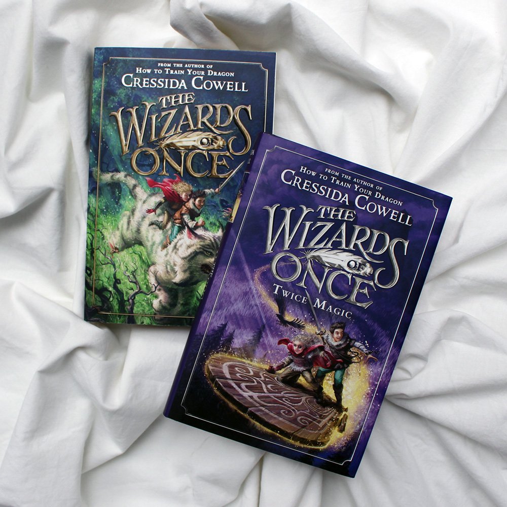 LittleBrownYR's tweet image. Happy #bookbirthday to #WizardsofOnce: Twice Magic, the next in the high-adventure series by @CressidaCowell! ow.ly/vyNb30ma6DP