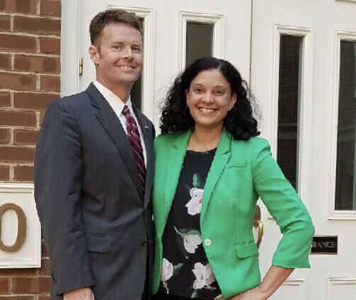 Jacinta4AlexVA's tweet photo. **NEW ENDORSEMENT from #AlexVA Commonwealth Attorney Bryan Porter: โI am so very proud to support Jacinta for School Board in District A. She is an intelligent & upstanding individual that embodies the values that we should all seek to represent our children.โ #28days #votegreene https://t.co/B3BUJEK2dn