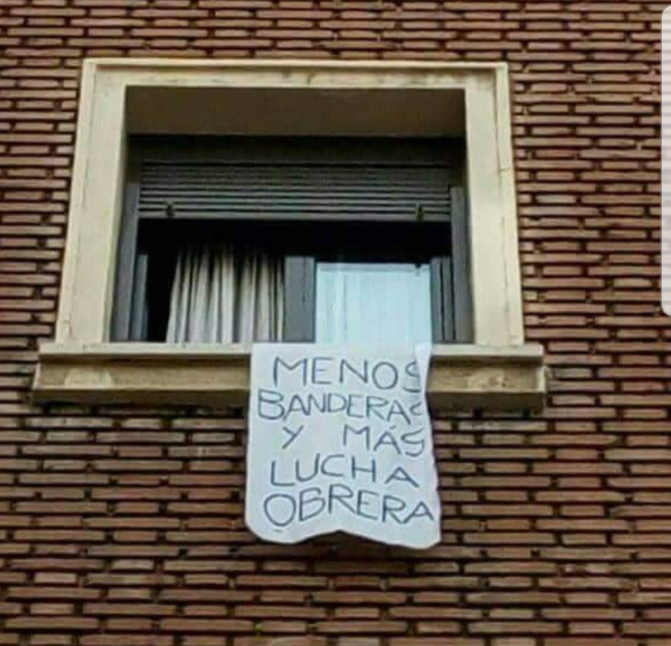 Yo_Soy_Asin's tweet photo. MENOS BANDERAS Y MAS LUCHA OBRERA

#EspañaEnTuBalcón https://t.co/KXPSZmFGWp