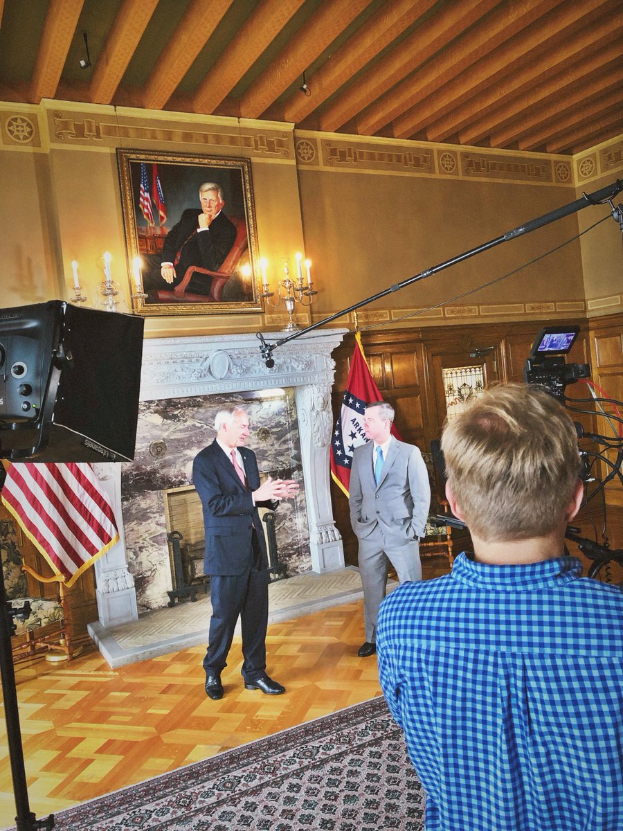 Proud to help promote innovation in Arkansas with Governor <a href="/AsaHutchinson/">Gov. Asa Hutchinson</a> and <a href="/uamshealth/">UAMS Health</a> Chancellor <a href="/drcampatterson/">Cam Patterson</a> for <a href="/HealthInnovatAR/">Health InnovatAR - A Healthcare Accelerator</a>.