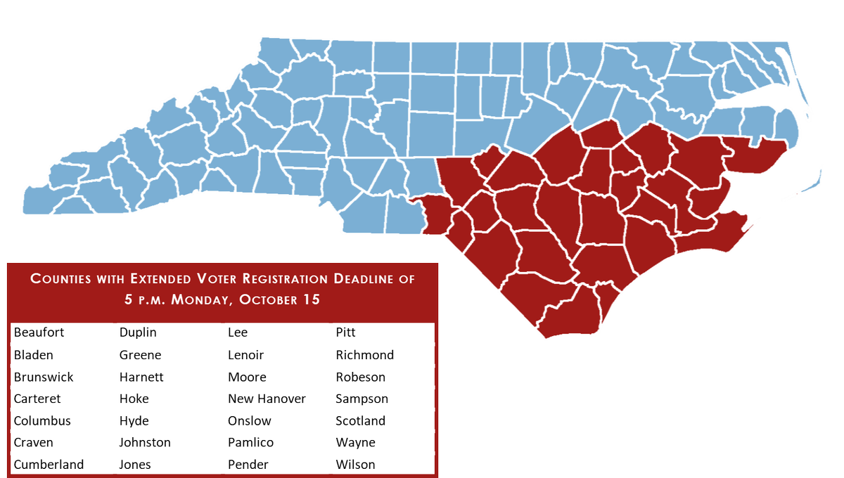 facingsouth's tweet photo. Protecting voting rights after Hurricane Florence https://t.co/5XPmWvEbFm #2018Election #VoterRegistration #AbsenteeBallot #EarlyVoting #NAACP #SCSJ #NCpol #SCpol https://t.co/4VCdnuWsCZ