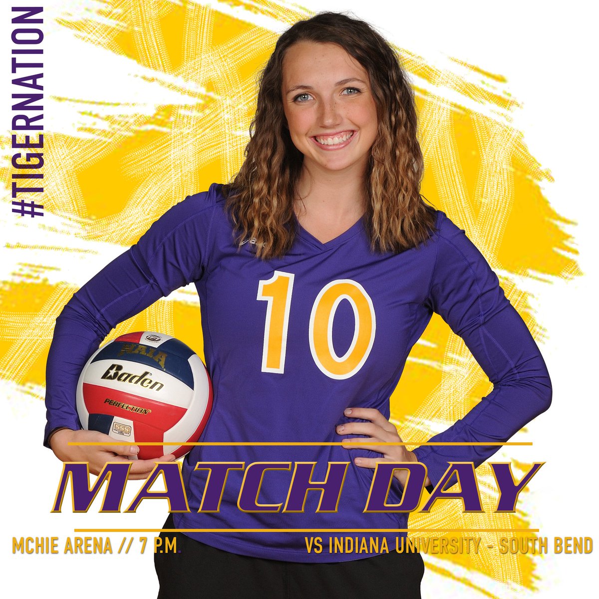 ONUAthletics's tweet photo. #onuvb brings their 10-game winning streak back to McHie tonight! Tigers host @IUSBTitans at 7 p.m. #TigerNation https://t.co/ckImgigI4q