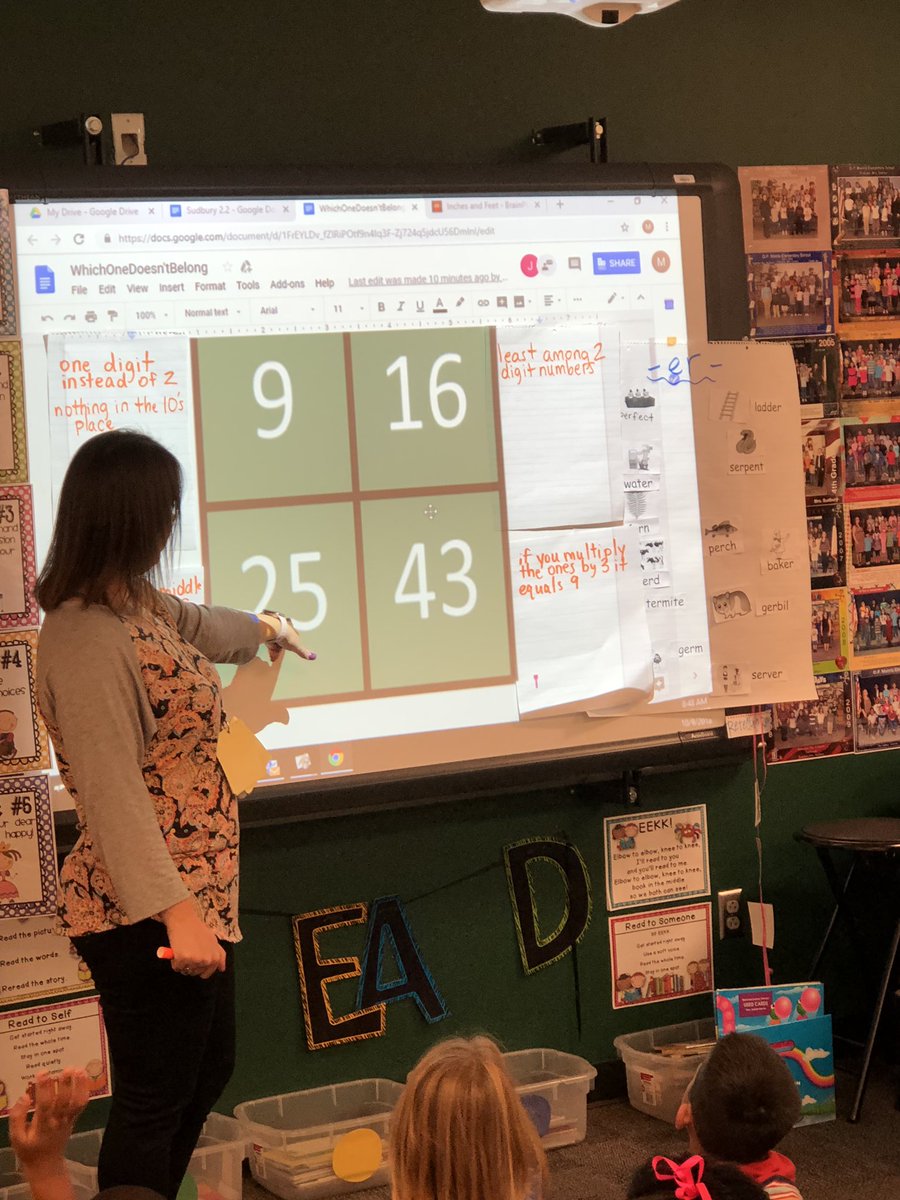 Students love Which One Doesn’t Belong! #2ndgrademath #WODB <a href="/mathmisd/">MISD Math Department</a> <a href="/DPMorrismisd/">DPMorris Elementary</a>