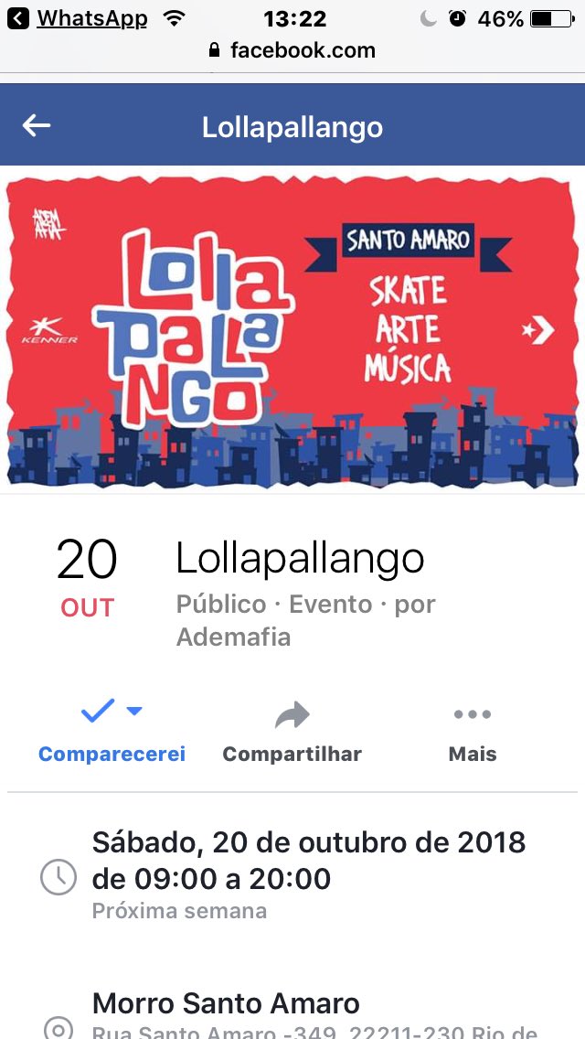 Godson79525838's tweet photo. FESTIVAL ADEMAFIA Lollapallango no Santo Amaro

Todo mundo convidado a subir o morrão no dia 20 de outubro e comemorar o aniversário de ademafia .

#ademafia #festival #lollapallango #ademafia4anos https://t.co/RLBVPpBoA8